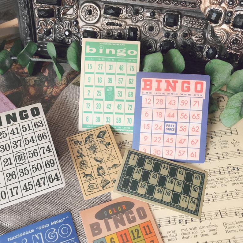 Bingo cards sticker