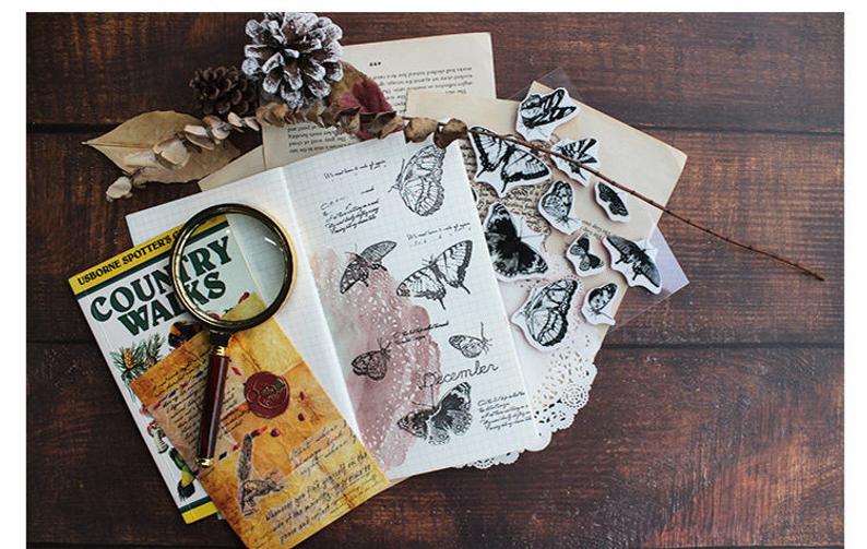 Vinyl Butterfly Rubber Stamps