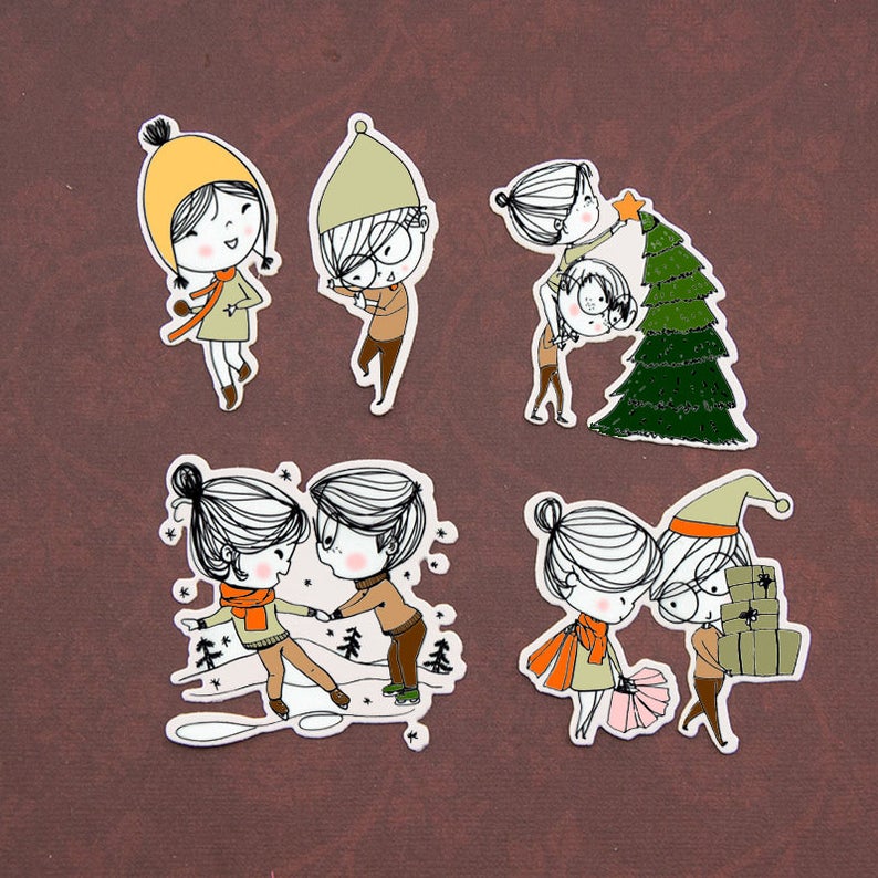 Sweet Sisters Clear Stamps for Christmas