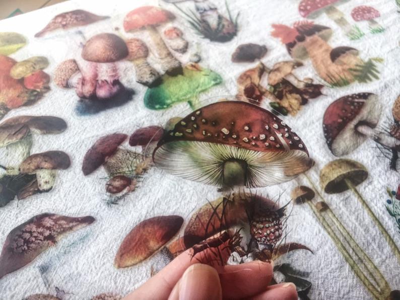 Mushroom Waterproof Stickers