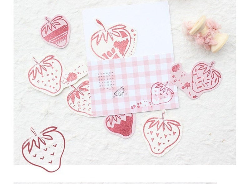 Little Strawberry Fruit Clear Stamps