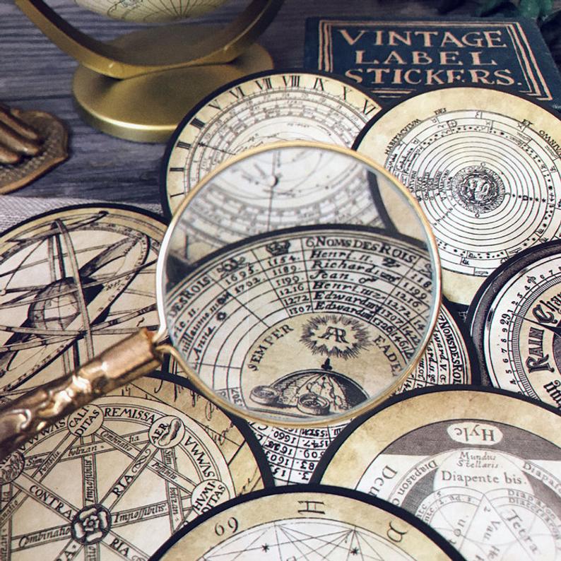 Astrolabe, Astrology Stickers Pack