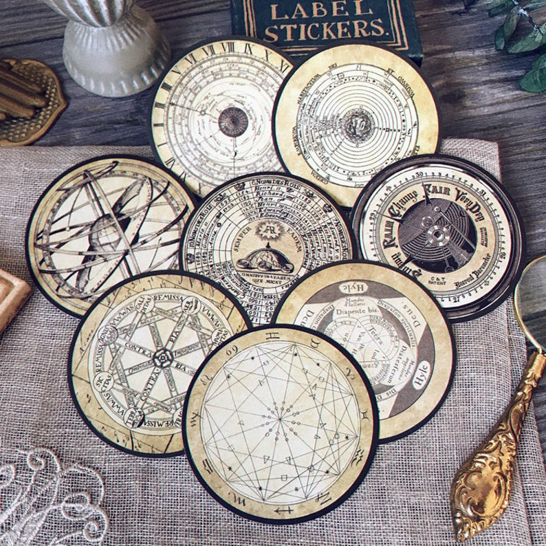 Astrolabe, Astrology Stickers Pack