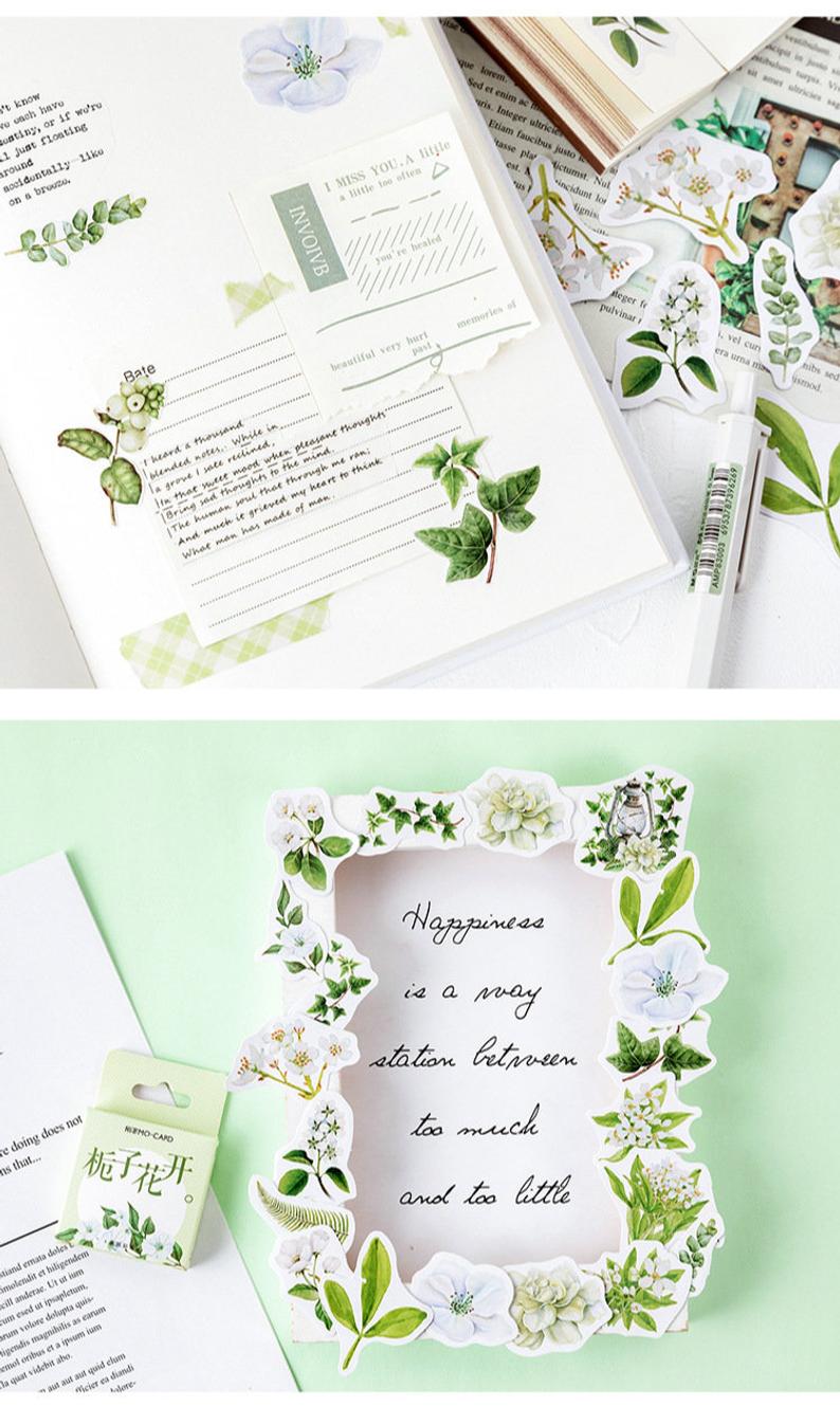 Gardenia Flowers Cute Stickers