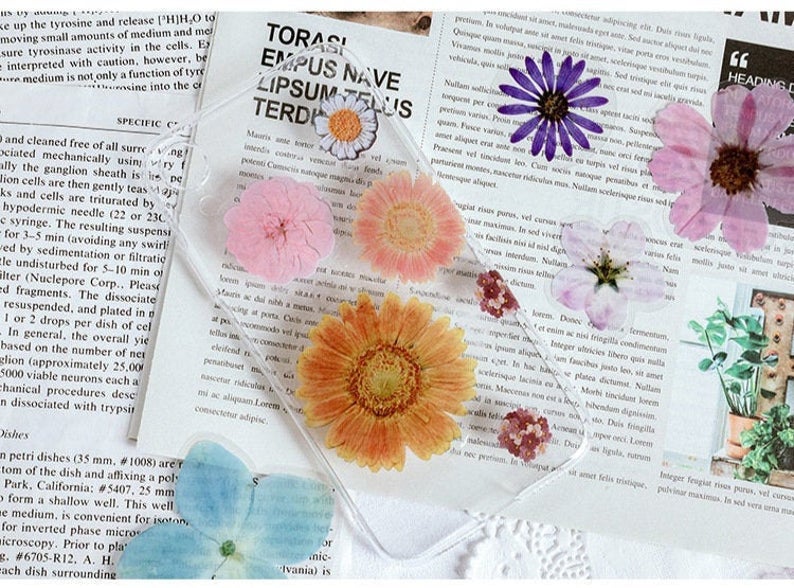 Blooming Flowers PET Stickers