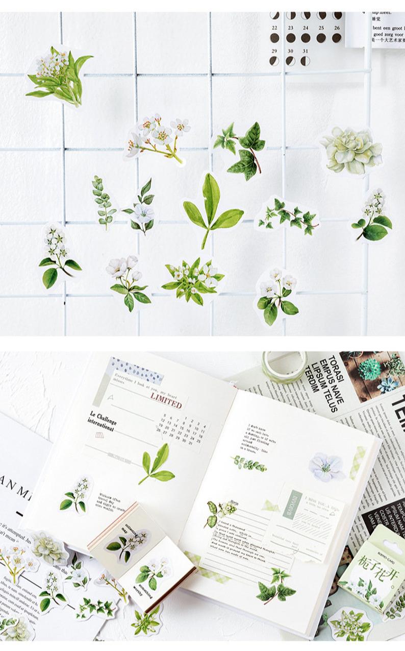 Gardenia Flowers Cute Stickers