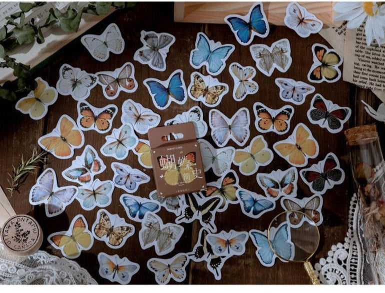 Butterfly Box Stickers