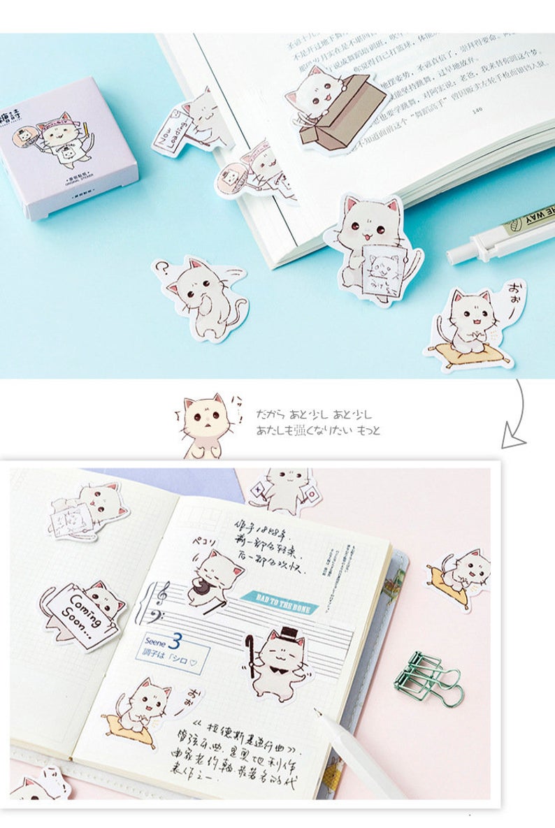 Kawaii Cats Box Stickers