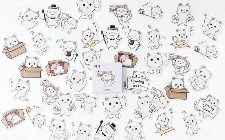 Kawaii Cats Box Stickers