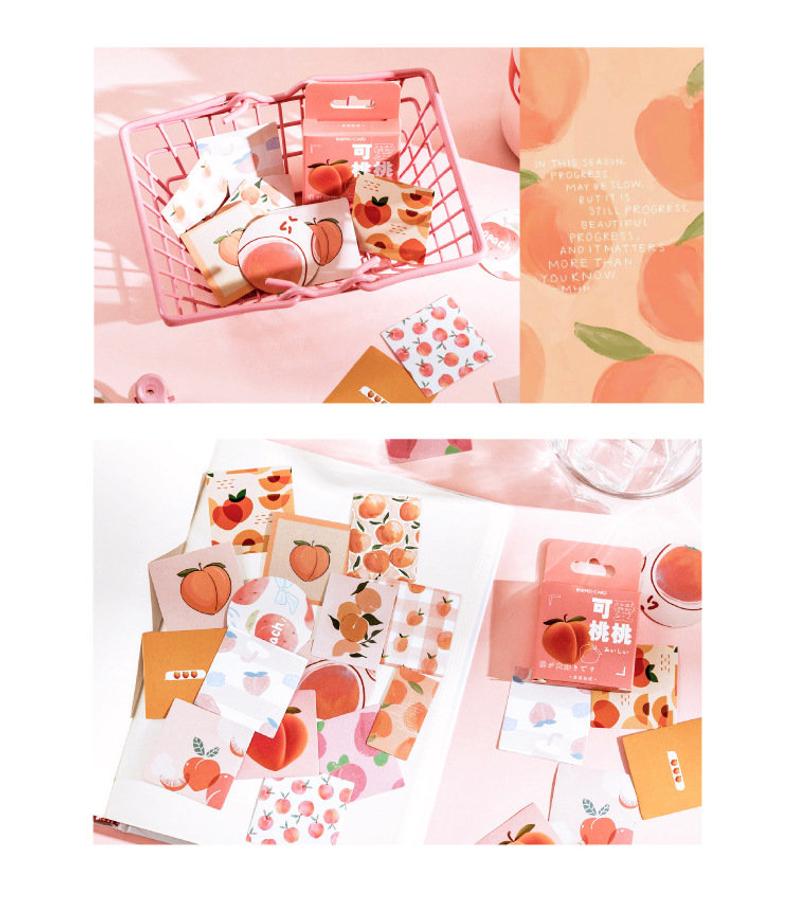 Peach Kawaii Stickers