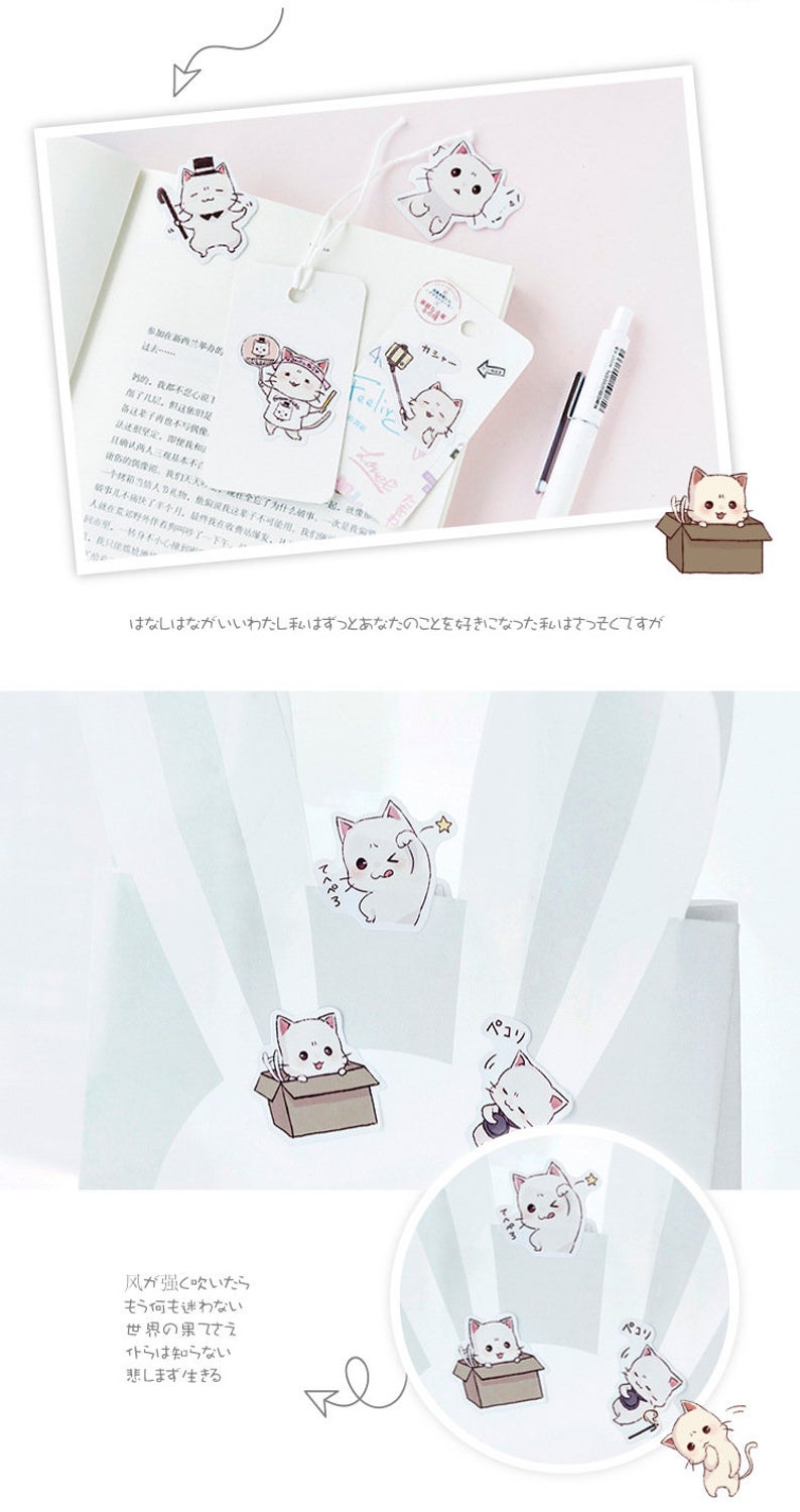 Kawaii Cats Box Stickers