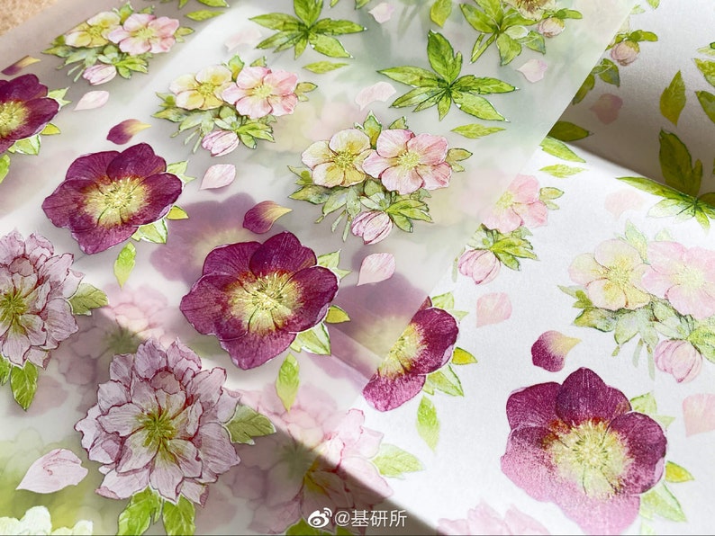 Blooming Flowers PET Tape,JYS-03