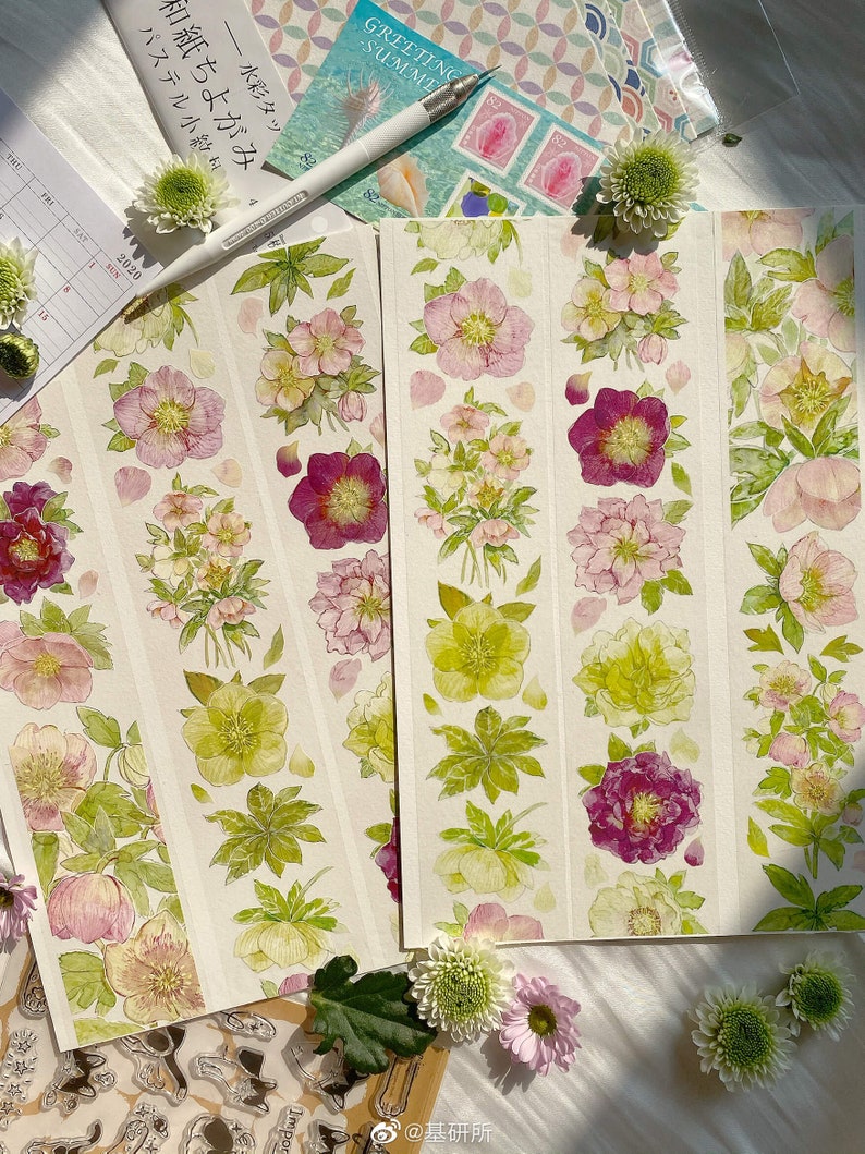 Blooming Flowers PET Tape,JYS-03